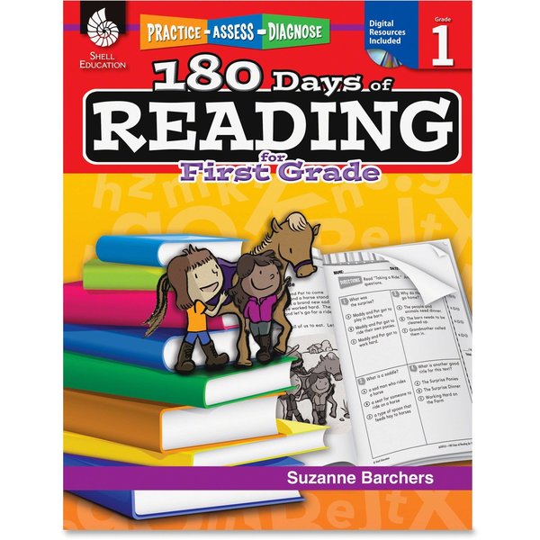 Shell Education 180 Days of Reading for First Grade 50922